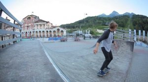 СКЕЙТ ДЛЯ НАЧИНАЮЩИХ - УРОК 3. ТРЮКИ В РАМПЕ: РОК-Н-РОЛЛ И 50/50.