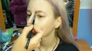 Как накрасить брови симметрично,  как подобрать форму.