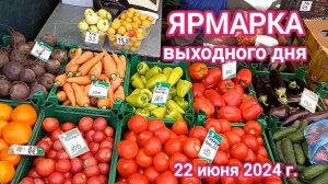 Краснодар - Ярмарка выходного дня на ул. Одесской - цены на продукты - 22 июня 2024 г.