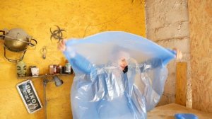 Парашют из мусорных пакетов. DIY