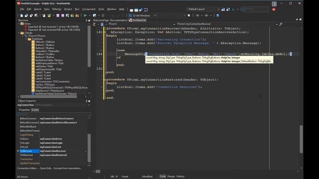 005-Retry Database Connection Using FireDAC by Delphi Part 2 смотреть онлайн
