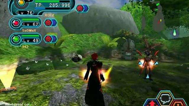 Phantasy star online: Blue burst (game play with custom skin) смотреть онлайн