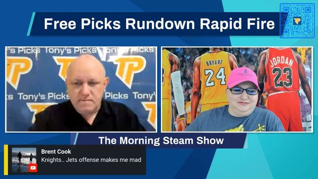 4 FREE NHL Picks and Predictions on Morning Steam Show for Today, Monday 4/24/2023