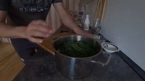 Литовский холодный борщ на кефире