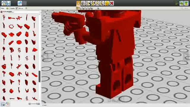 Уроки в Lego Digital Designer #3 Строим суперсолдата!