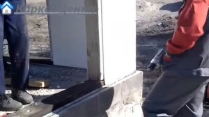 Сборка дома из СИП панелей