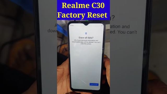 How to factory Reset Realme C30!!! Realme C30 Reset Erace All Data!! Without Pc