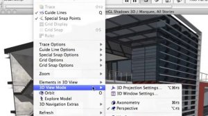 ARCHICAD 14  - Ombres portées en OpenGL