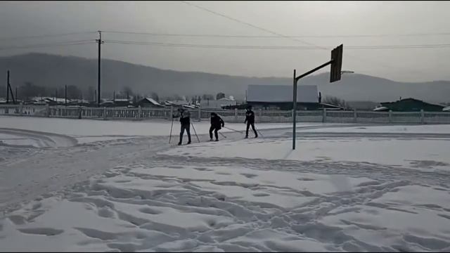 Открытый урок  Лыжная подготовка