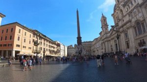 PLAZA NAVONA, ROMA Walking Tour - Italia [4K|50fps]