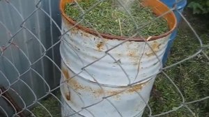 Бочки 2. Скошенная трава-золото.