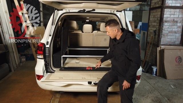 ? Авто органайзер багажного пространства для Toyota Land Cruiser 200. смотреть онлайн