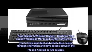 MSI PRO DP21 12M-407US Mini PC Business Desktop, Intel Core i3-12100, Intel UHD 730 Graphics, 8GB