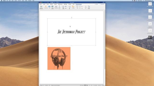 How to use picture format settings in Microsoft word on a Mac смотреть онлайн