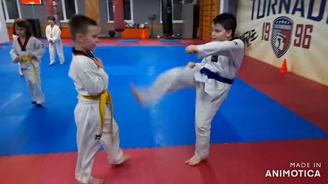 тренировка детей 6-10 лет 31,03,2022. #taekwondo #тхэквондо #дети смотреть онлайн