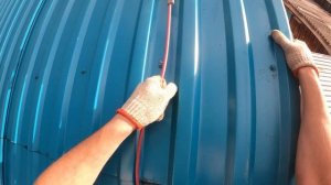 Ставлю сэндвич трубу на крыше. Сделали сразу две трубы!