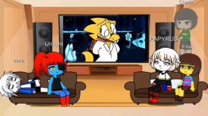 Реакция undertale персонажей на видео (Gacha Club) [4/???]