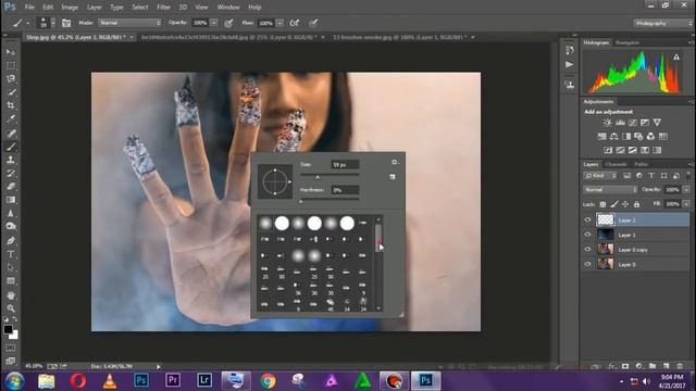 Smoking kill fast art editing in photoshop cc 2017 YouTube смотреть онлайн