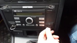 ford mondeo Mk3 how to remove radio 6000 CD