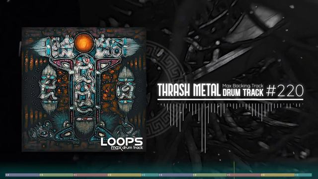 Thrash Metal Drum Track / Destruction Style / 200 bpm