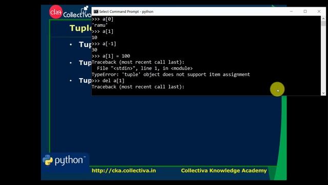 #10 Tuples || Learn Python Foundation in Tamil