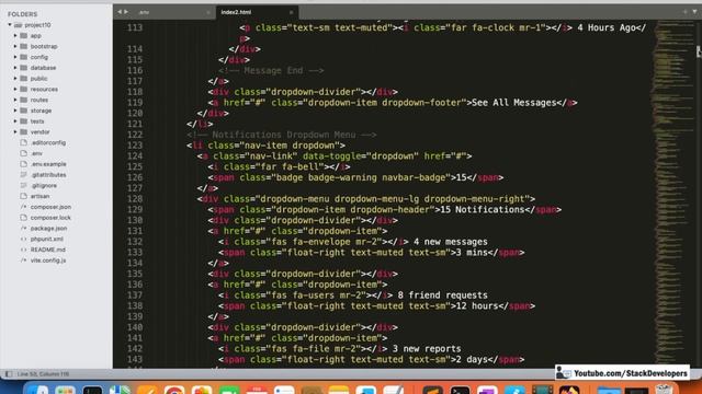 Laravel 10 Tutorial #2: Laravel Admin Panel | Download/Explore AdminLTE 3 Template | Create Databas