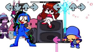 All Pocoyo The Best Game Over Screen in FNF but BF WIN - Friday Night Funkin