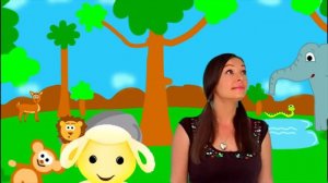 Tiny love - коровка и овечка тинилав помогают спеть песенку про обезьянку на английском.