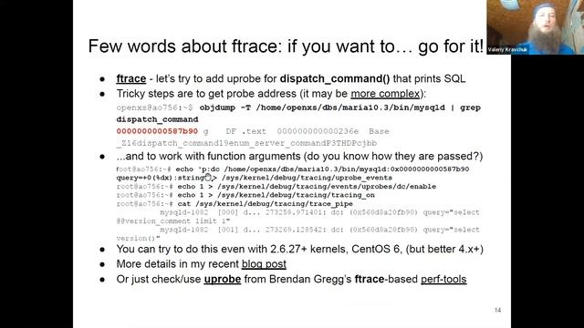 Dynamic Tracking for Finding #MariaDB (and #MySQL) Performance Problems on #Linux -Percona Live 202