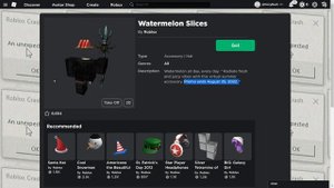 NEW FREE PROMO ITEM HOW TO GET Watermelon Slices | Roblox