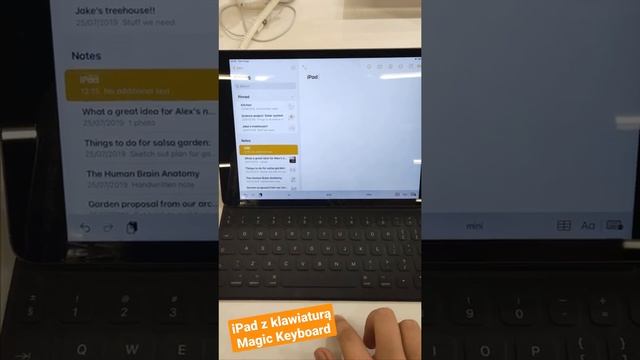 iPad z klawiaturą Smart Keyboard