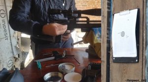 отстрел ствола АЛЬФА на разных скоростях с Крюгерки СНАЙПЕР 5.5