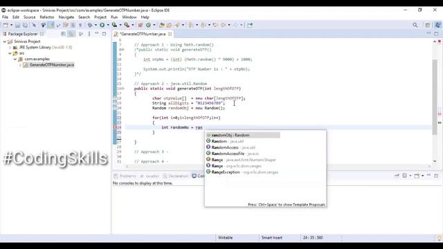 How to generate OTP in Java | Coding Skills