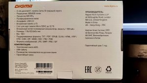 Обзор электронной книги Digma e63s - ридер способный на все!