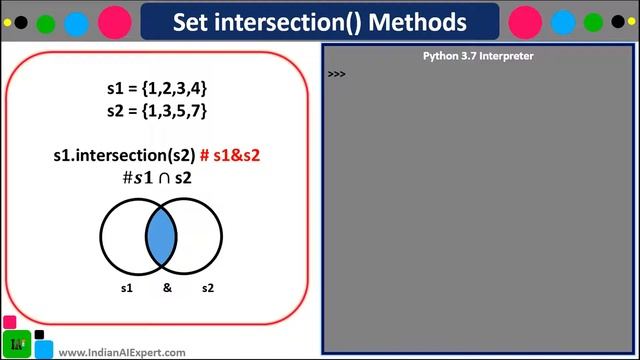 Set in Python | Methods Cont. | Part 3 | Python 3 Online Course (A to Z ) in Hindi #47