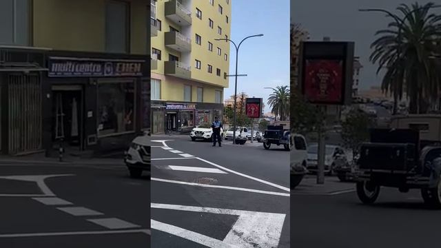 Тенерифе. Парад ретро автомобилей в Лос Реалехос.