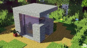 СТИЛЬНЫЙ КАМЕННЫЙ ДОМ В МАЙНКРАФТ!