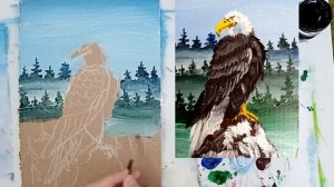 Как легко и просто нарисовать орла