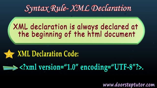 XML -Declaration, Tags & Elements, Syntax, Document, Parser & Validation | Computer Science