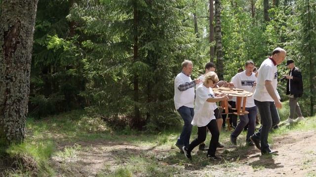 Корпоративный выезд для сотрудников предприятия на Пасторское озеро