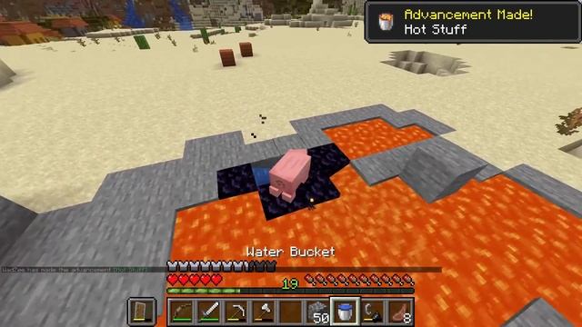 Beating Minecraft as a PIG! смотреть онлайн