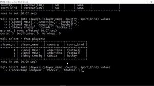 Урок 52. MySQL. Добавление данных. Модификация данных и таблицы