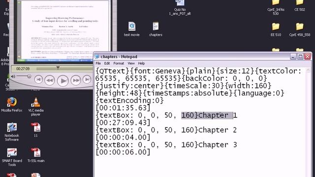 How To Add Chapters To A Quicktime Movie Using Quicktime Pro