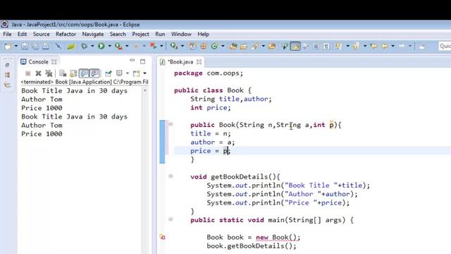 Java for Beginners Session-17 Adding a Constructor to a java class смотреть онлайн