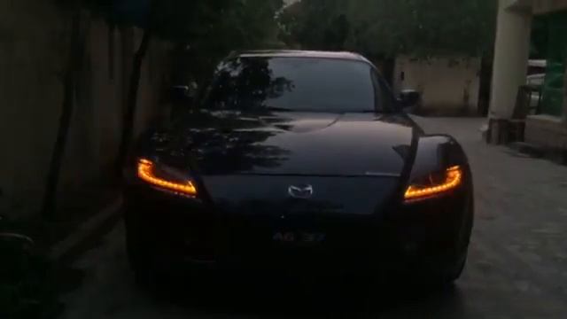 Audi style Indicator movement in a Mazda Rx-8 headlight