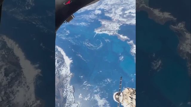 Фантастическое чёрное море с борта Международной Космической Станции смотреть онлайн