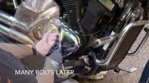 Suzuki Marauder 800 Clutch Replacement - Part 4 - Clutch Cover Assembly & Refilling Oil