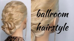 Прическа для бальных танцев / ballroom hairstyle / DianaA