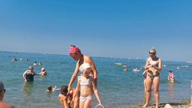 Архипо-Осиповка 18 июля 2023 года ⛅ Пляж у горы Ёжик ⛱️