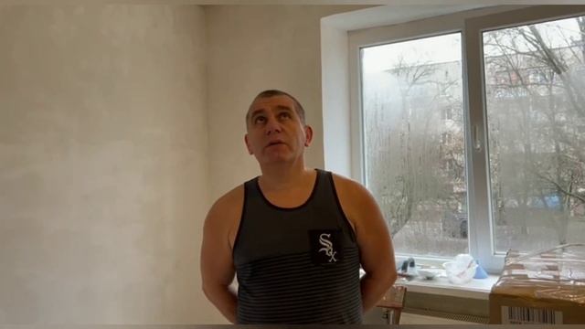 Первый раз в жизни шпаклюю стены и шлифую шпаклевку, подарки от моих девчулин-ремонт комнаты! смотреть онлайн